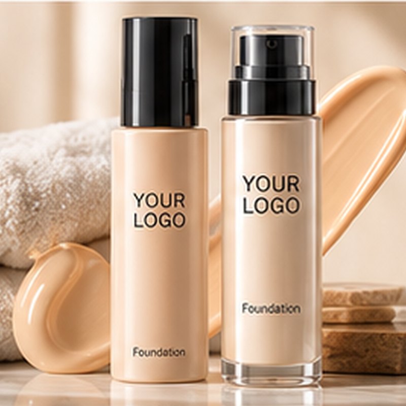 Foundation concept mockup with placeholder logo